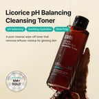 ACWELL Licorice pH 5.5 Balancing Cleansing Toner - Alcohol-Free Korean Face Toner, Hydrating Clarifying Formula for Dull and Combination Skin, 5.07 fl oz