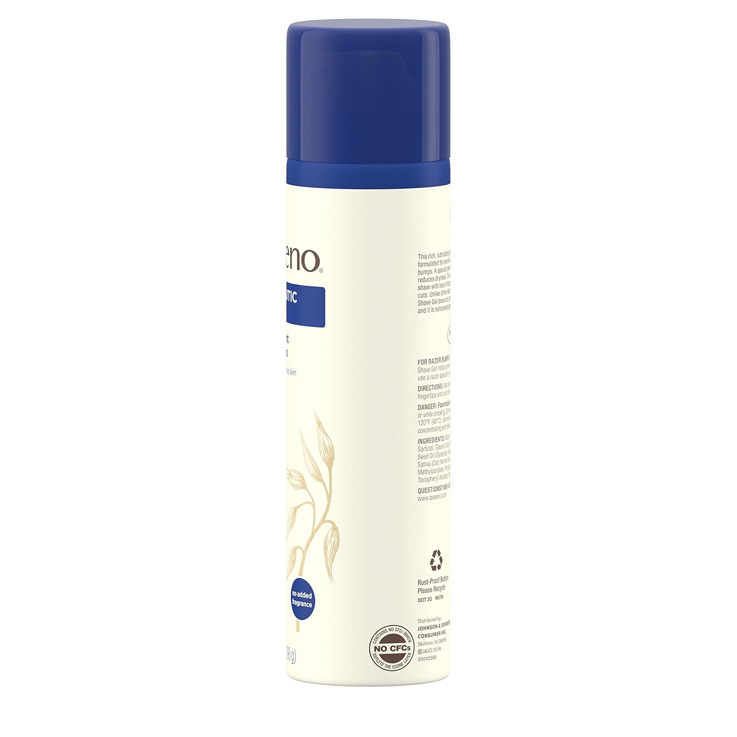 Buy now Aveeno Therapeutic Shave Gel with Oat and Vitamin E to Help Prevent Razor Bumps and Soothe Dry and Sensitive Skin, No Added Fragrances and Non-Comedogenic, 7 oz at indiglob india