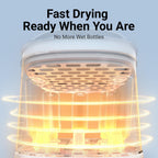 Bear Bottle Sterilizer and Dryer, 2-Layer Electric Steam Sanitizer