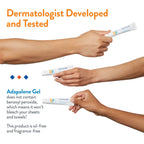 Acne Free Adapalene Gel 0.1%, Once-Daily Topical Retinoid Acne Treatment, Dermatologist Developed, Unclogs Pores and Clears Acne, Prevents and Improve Whiteheads and Blackheads, 0.5 Ounce