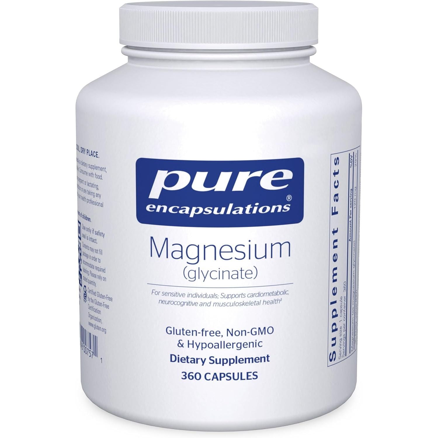 Buy now Pure Encapsulations Magnesium (Glycinate) - Supplement to Support Stress Relief, Sleep, Heart Health, Nerves, Muscles, and Metabolism* - with Magnesium Glycinate - 180 Capsules 360 Count (Pack of 1) at indiglob india