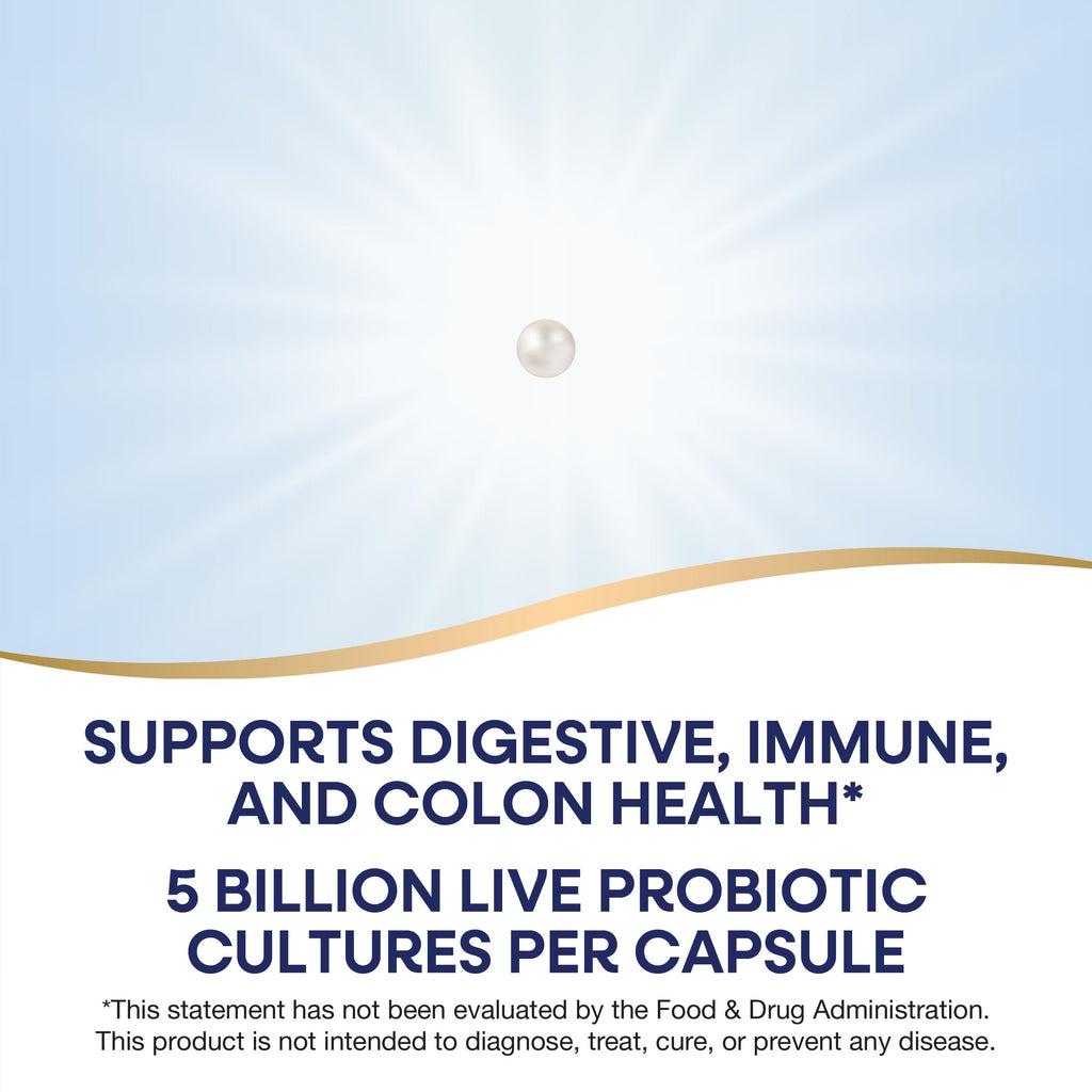 Nature's Way Probiotic Pearls Max Potency Softgels, 5 Billion CFU, 30 ct | Daily Probiotic for Women and Men, Supports Digestive, Immune, Colon Health*, with Lactobacilli and Bifidobacteria strains