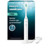 Philips Sonicare 1100 Rechargeable Electric Toothbrush, 1 Brush Head, White