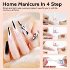 Buy now Lavender Violets Dip Powder Liquid Set with Activator, Base Top Coat and Brush Saver 0.5oz/Bot Nail File Necessary Tools for Dipping Powder Acrylic Manicure Pedicure J775 at indiglob india