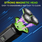 Electric Razor for Men with Magnetic Detachable Head