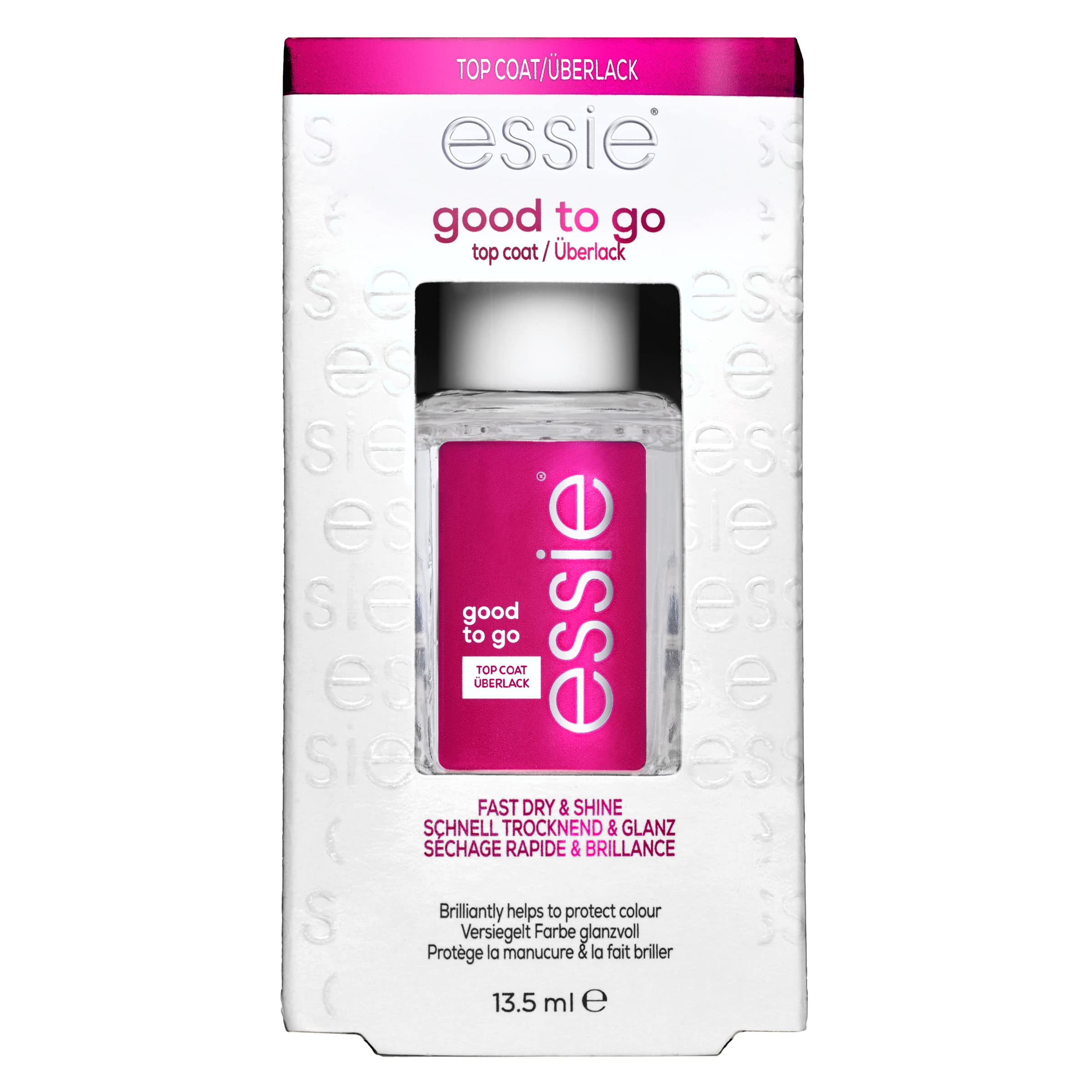 Buy now essie All-In-One Base Coat + Top Coat + Strengthener Nail Polish, 0.46 Ounces (Packaging May Vary) at indiglob india