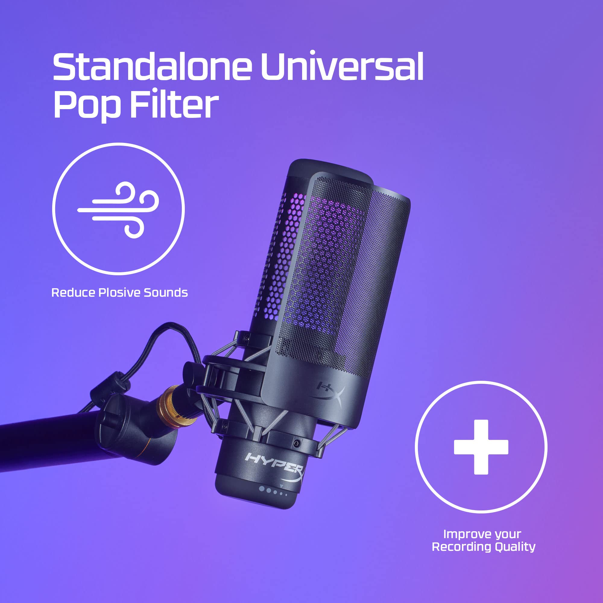 Buy now HyperX Shield Microphone Pop Filter at indiglob india