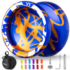 Buy now MAGICYOYO V3 Yoyo for Kids 8-12 or Above, Responsive Yoyo Professional with Dual Function, Professional Trick Yo yo for Adults with 12 Yo-yo Strings, KK Bearing, Bearing Puller, Axle,Case Bag -Black at indiglob india