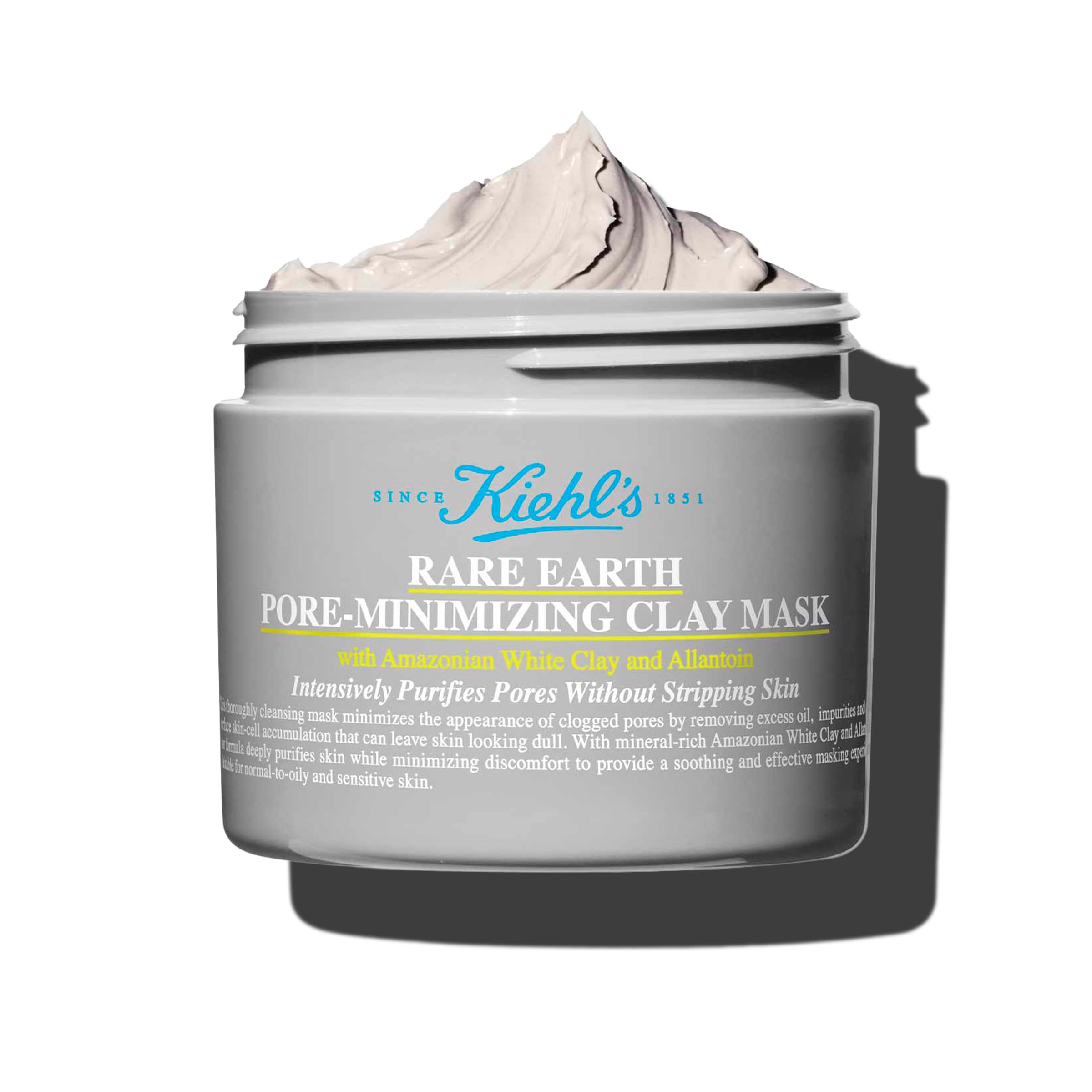 Buy now Kiehl's Rare Earth Pore Minimizer Face Mask, with Bentonite and Amazonian White Clay and Allantoin, Oil Absorbing Facemask for Normal to Oily Skin - 4.2 fl oz at indiglob india