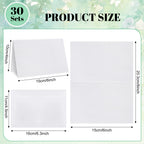 AZUREAL 30 Sets Watercolor Cards with Envelopes, 300 GSM Acid-Free Watercolor Paper Cards, Foldable Blank Watercolor Cards with Envelopes for Wedding, Invitations, Thank You Notes, DIY Projects