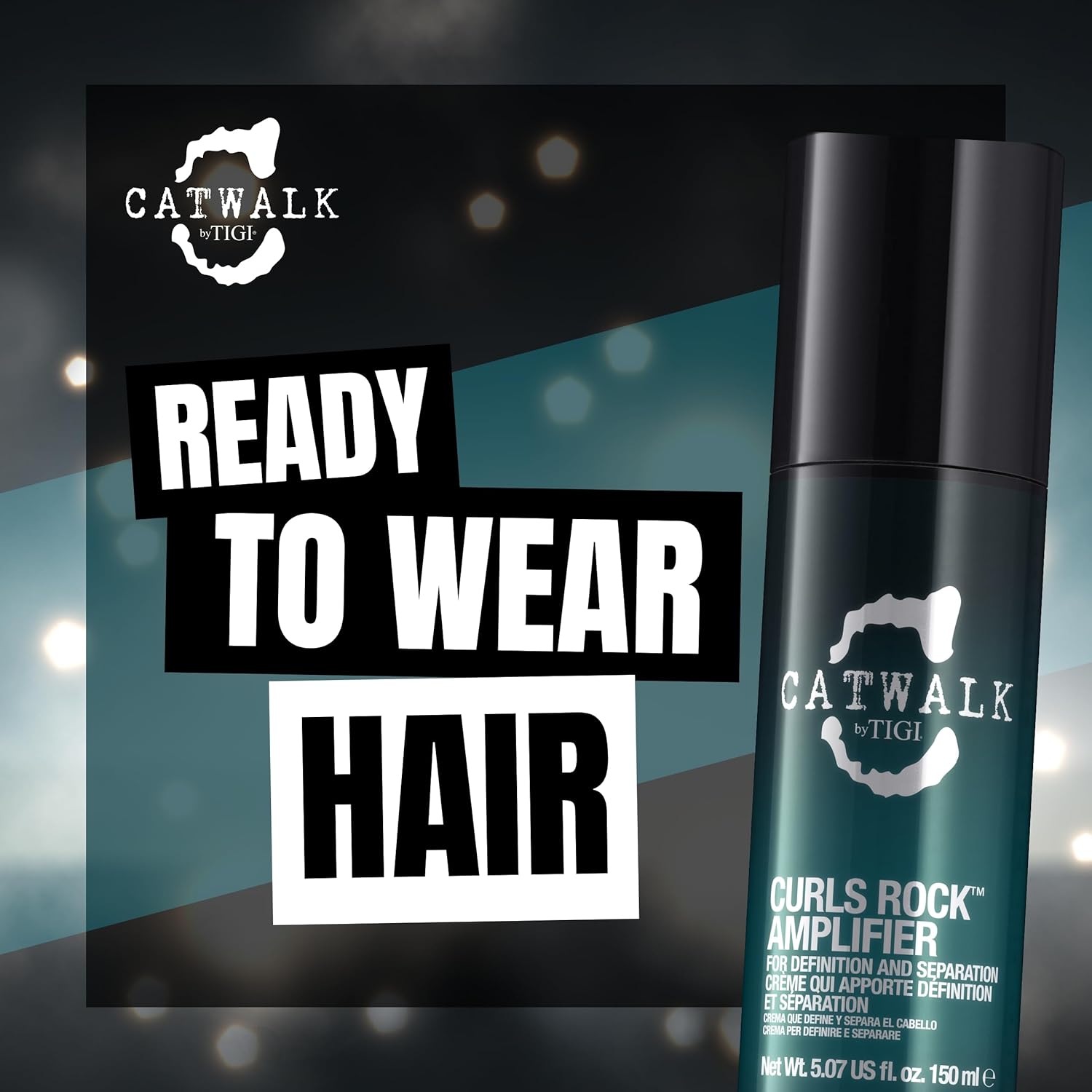 Buy now Catwalk by TIGI Curls Rock Amplifier - Premium Curly Hair Cream - For Curl Hold & Frizz Protection - For Wavy & Curly Hair - Finish on Wet Hair & Air Dry - 5.07 fl oz (2 Pack) at indiglob india
