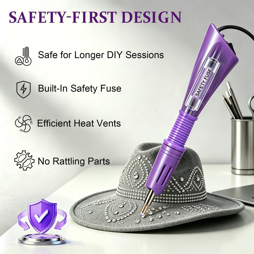 GLTECK Hotfix Applicator, Bedazzler Kit with 5784 PCS Rhinestones for Crafts, DIY Hot Fix Rhinestone Applicator Wand Setter Tool with 7 Tips, 6 Pattern Templates, Gloves, Tweezers & Cleaning Brush