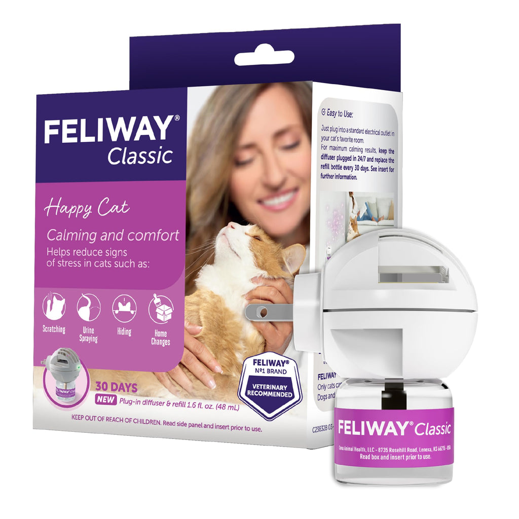 FELIWAY Classic Cat Pheromone Calming Diffuser Kit