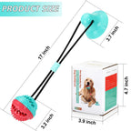 ALLRIER Dog Toys to Keep Them Busy for Boredom,Interactive Dog Toys Tug of War, Mentally Stimulating Toys for Dogs, Puppy Teething Puzzle Treat Food Dispensing Ball Toy for Small Medium Dogs