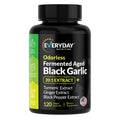 4-in-1 Fermented Odorless Aged Black Garlic 120 Capsules 60 Servings