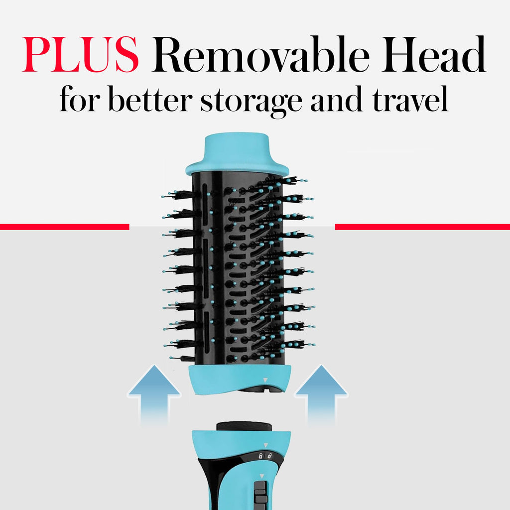 Buy now REVLON One Step Volumizer PLUS Hair Dryer and Styler - More Volume, Less Damage, and More Styling Control for Easy and Fast Salon-Style Blowouts, Plus Travel Friendly (Black) at indiglob india
