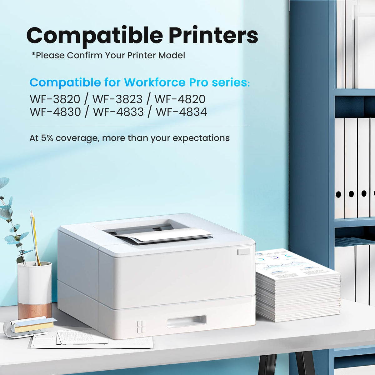 Remanufactured Replacement for Epson 822XL Ink Cartridges Combo Pack