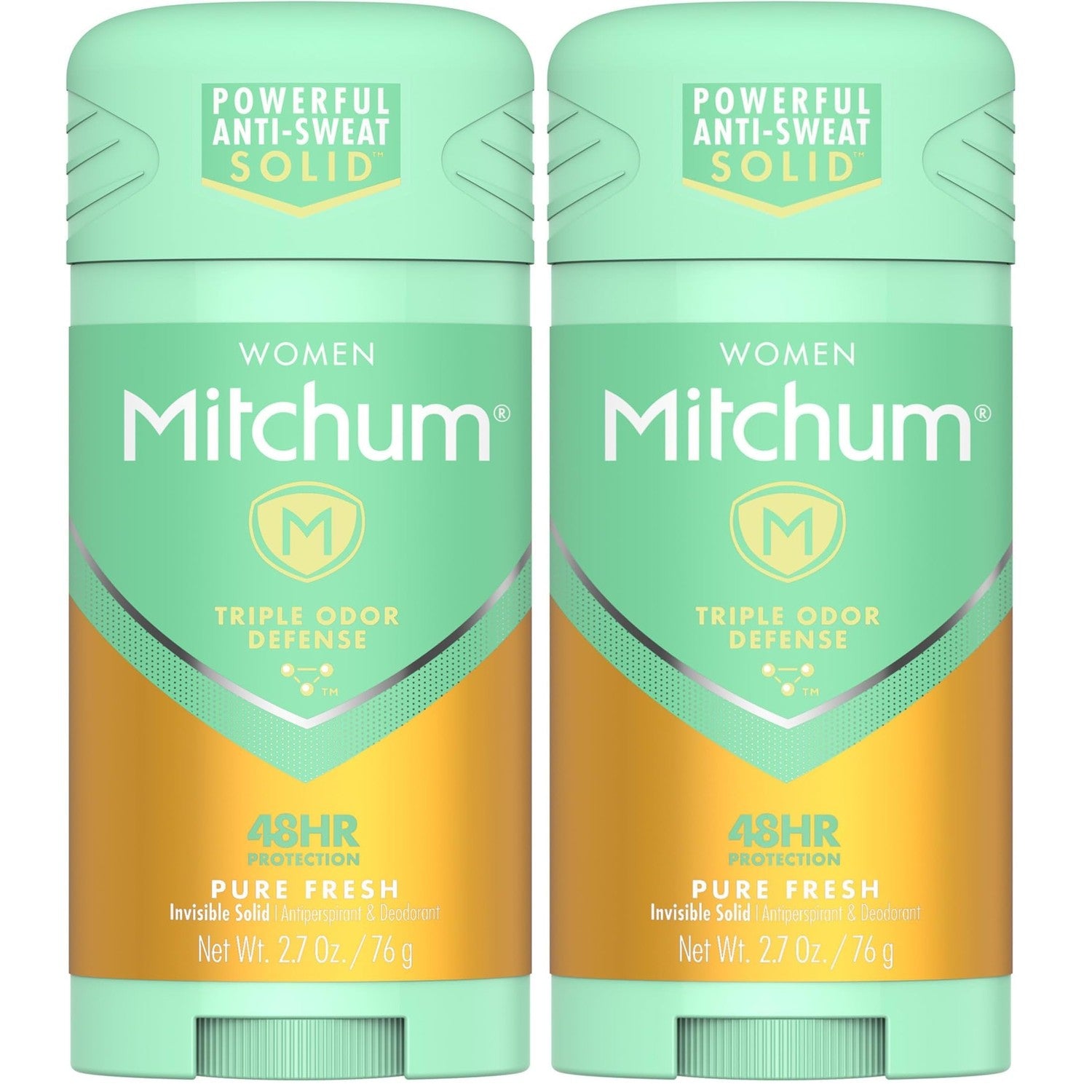 Mitchum Women Invisible Solid Antiperspirant Deodorant, Pure Fresh, 2.7 oz | Women's antiperspirant & deodrant delivers 48-hour odor protection after only one application. Pure Fresh scent.