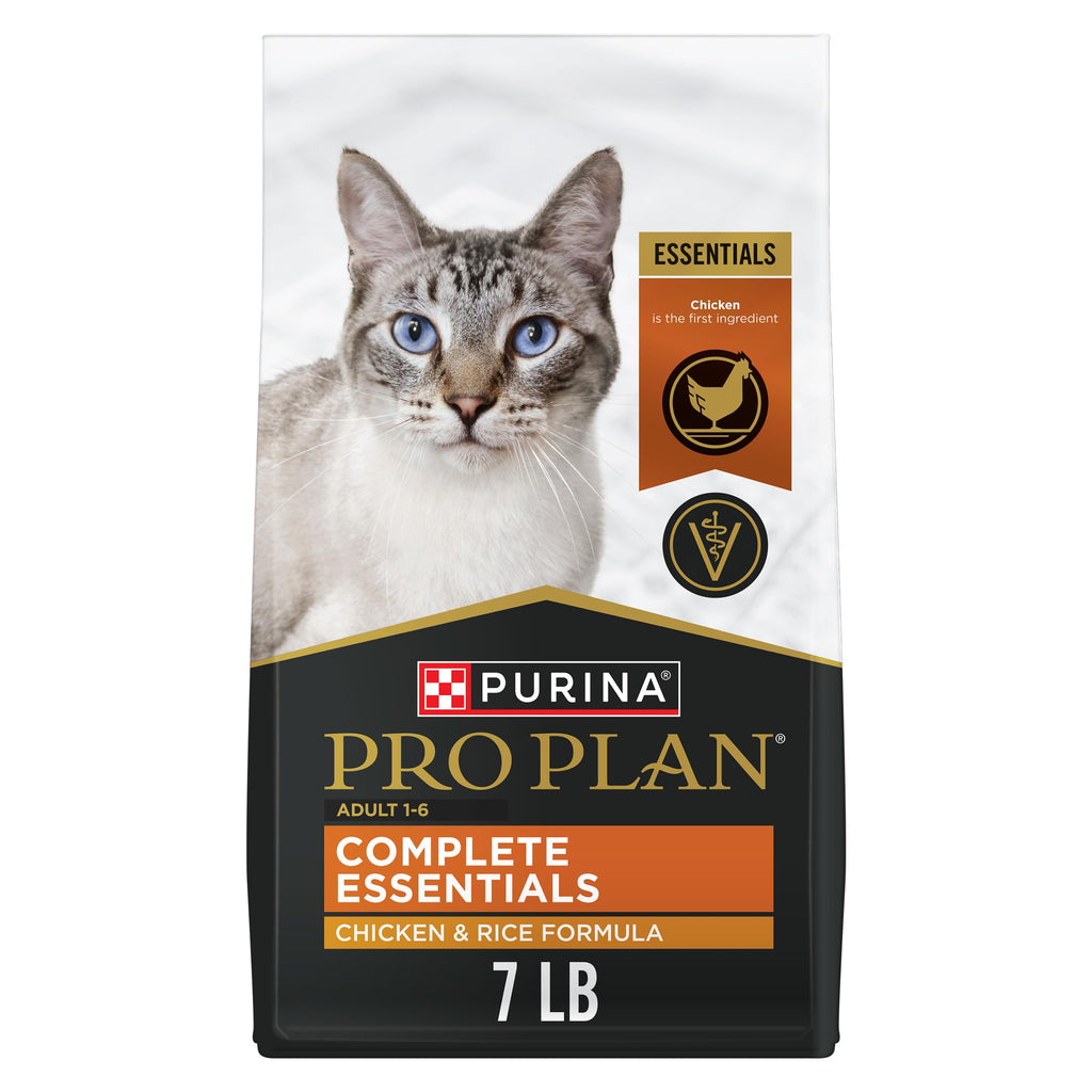 Purina Pro Plan High Protein Cat Food with Probiotics, Chicken, 7 lb Bag