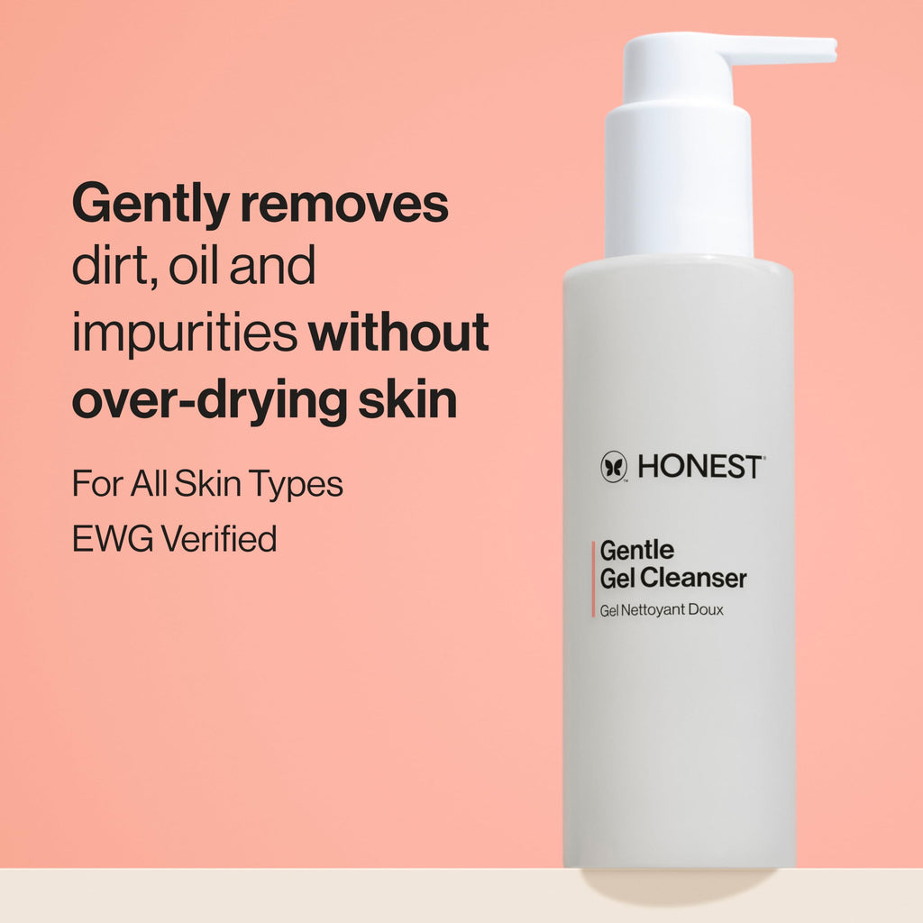 Honest Beauty Gentle Gel Daily Face Cleanser, Sensitive Skin, 5 fl oz