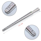 NIUPIKA Ring Sizer Measuring Tool Ring Mandrel Ring Measurer Ring Sizing Kit Measure Finger Size Measurement Tool Set Metal Gauge US Size 1-13 Jewelry Sizers Kit of 27 Pieces