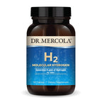 Dr. Mercola H2 Molecular Hydrogen, 8 ppm, 90 Tablets (90 Servings) | Supports Cellular Energy, Brain Health, and Healthy Aging with Elemental Magnesium, Non-GMO, Gluten-Free, and Soy-Free
