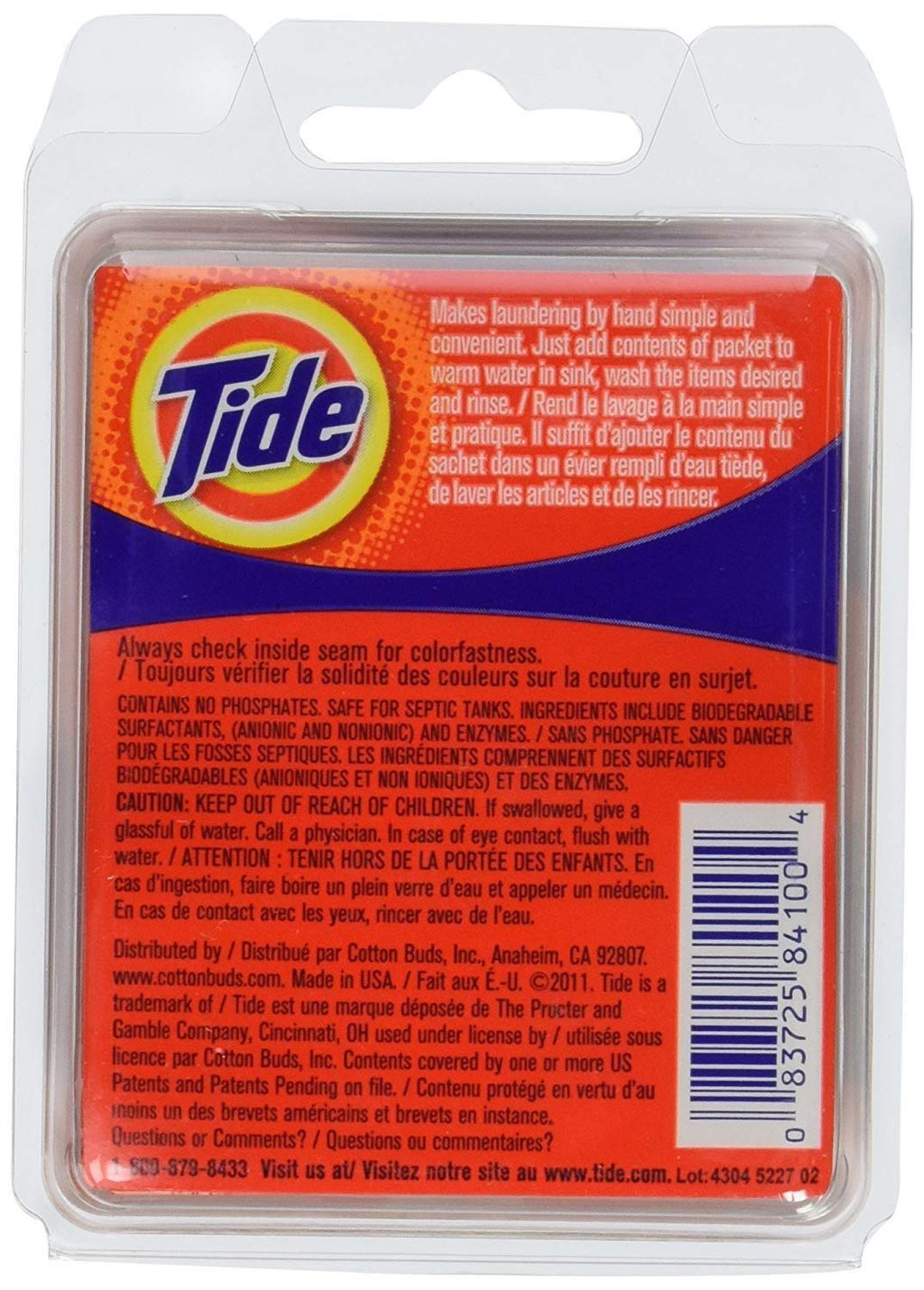 Buy now Tide Travel Sink Packets 3ct Laundry Detergent for Hiking, RV, Camping, Backpacking, Outdoors, International (Pack of 2) at indiglob india