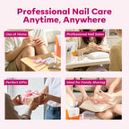Modelones Cuticle Remover, Nail Kit Cuticle Trimmer Pusher Remover Liquid | Manicure Kit for Women Cuticle Oil Pen Nail Stuff & File Cuticle Nippers & Cutter Nail Tools Manicure Set Nail Care Prep Kits