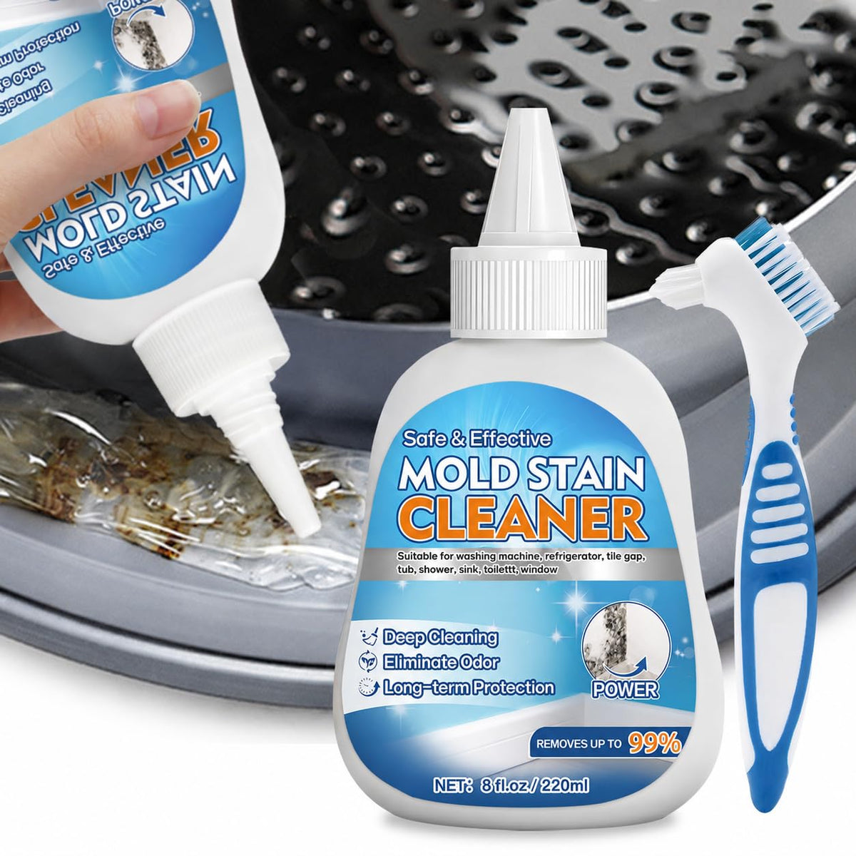 Household Stain Cleaner Washing Machine Cleaner for Washer Seal