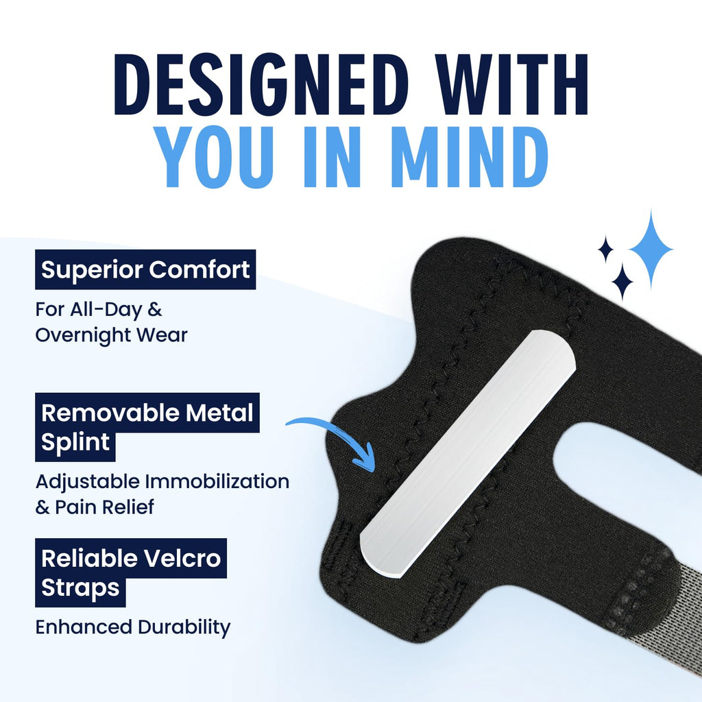 Buy now Dr. Frederick's Original Trigger Finger Splint - 2 ct - Mallet Splint & Brace for Arthritis, Injury, & Sprain - Fits Index, Middle, & Ring Fingers - Adjustable for All-Day Comfort - Doctor-Developed at indiglob india