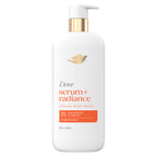 Dove Exfoliating Body Wash Glow Recharge Energizes & illuminates 18.5 oz | For everyday shower care, Helps illuminate and refine skin, With 3% brightening serum