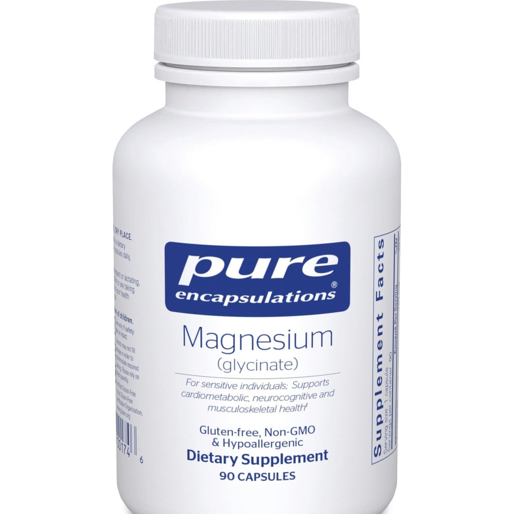 Pure Encapsulations Magnesium (Glycinate), 90 Capsules | Supplement to Support Stress Relief, Sleep, Heart Health, Nerves, Muscles, and Metabolism*, with Magnesium Glycinate