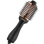 TYMO Hair Dryer Brush Blow Dryer Brush in One, 4 in 1 Ionic Hairdryer and Styler Volumizer with Oval Titanium Barrel, Hot Air Straightener for Smooth Frizz-Free Blowout, Gold, 2.85 Inch
