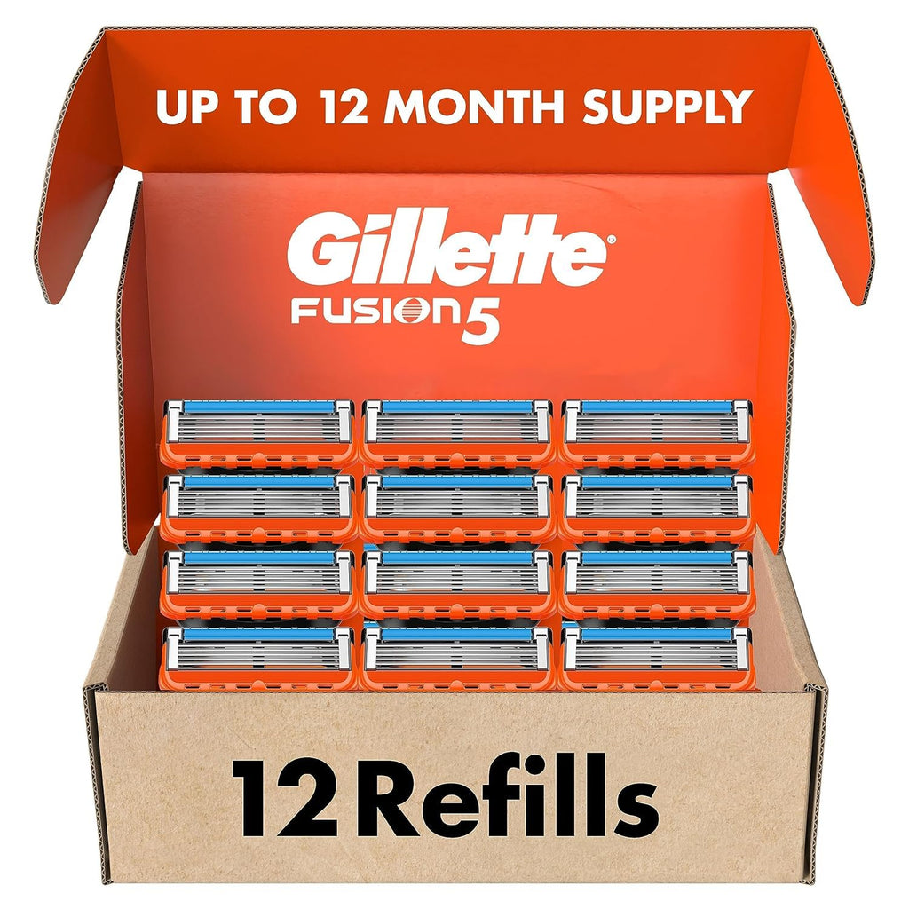 Buy now Gillette Fusion5 Razor Refills for Men, 8 Razor Blade Refills at indiglob india