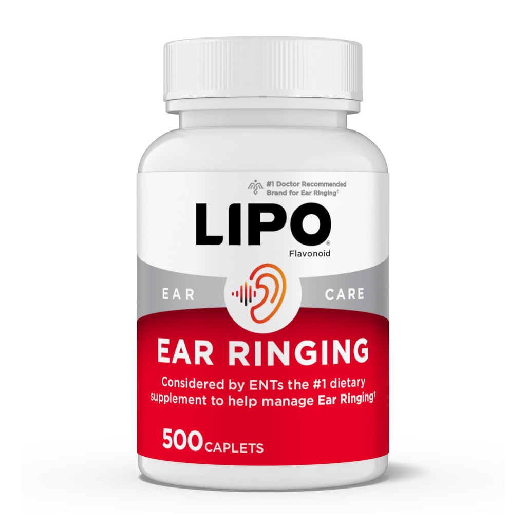 LIPO Ear Ringing Support, Lemon Bioflavonoid Complex, 100 Caplets