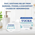 Buy now TUCKS Medicated Cooling Pads, 100 Count â€“ Pads with Witch Hazel, Cleanses Sensitive Areas, Protects from Irritation, Hemorrhoid Treatment, Medicated Pads Used By Hospitals at indiglob india