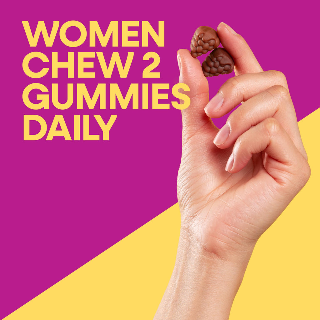 Nature's Way Alive! Women’s Multivitamin Gummy, Vitamins A, C, D3, E, 130ct | Berry Flavored, Daily Chewable Multivitamins for Women, B-Vitamins, Supports Immune, Heart, & Muscle Function*