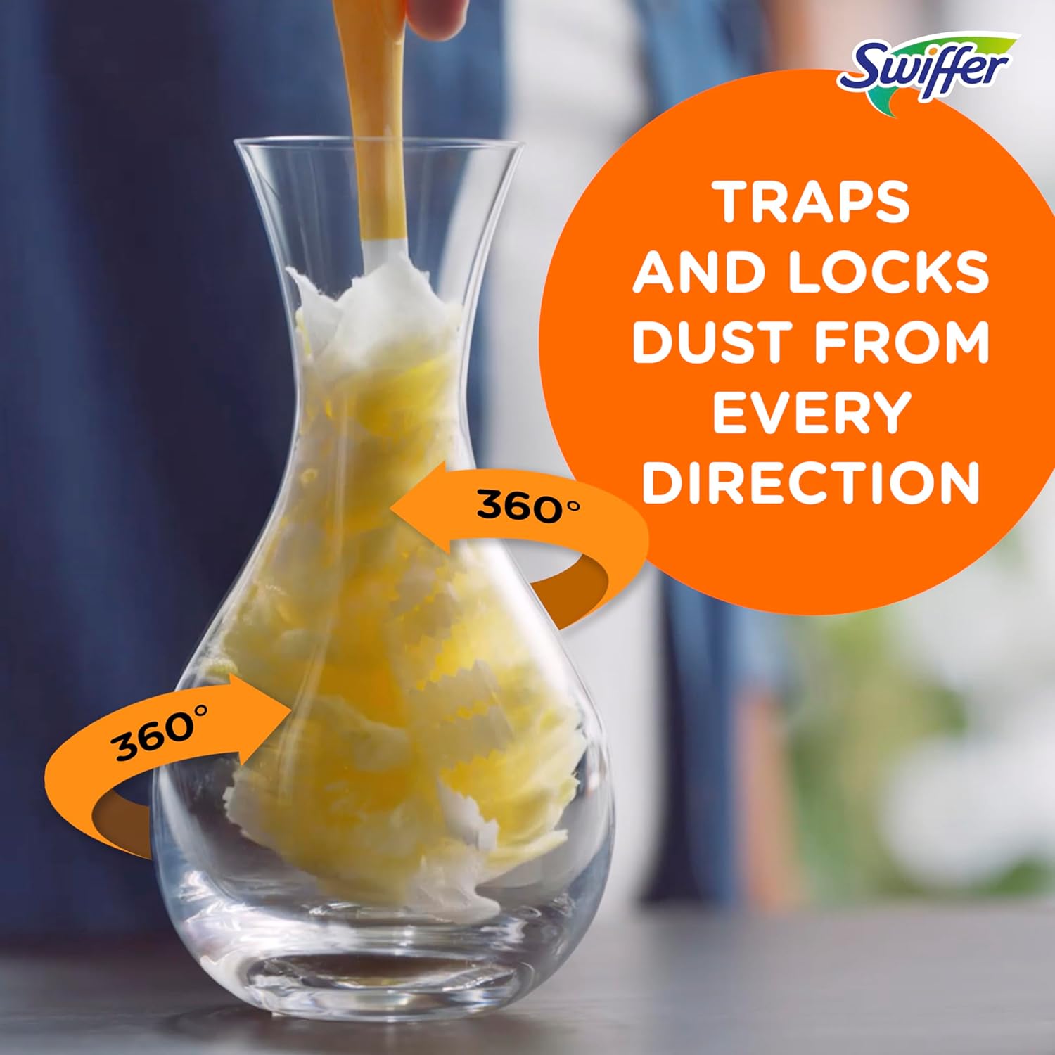 Buy now Swiffer Duster Heavy Duty 3 ft Extendable Handle Starter Kit with 3 Refills at indiglob india