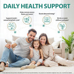 Lymphatic Drainage Supplements, Lymphatic Drainage Capsules for Immune Health & Fluid Balance – Natural Herbal with Echinacea, Dandelion & Burdock Root, Non-GMO, Vegan, Gluten Free - 120 Capsules