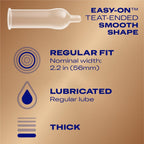 Buy now Avanti Bare Real Feel Lubricated Condoms, Regular Fit, 24 Count, Non Latex Condoms for Men with Natural Skin on Skin Feeling (Packaging May Vary) at indiglob india