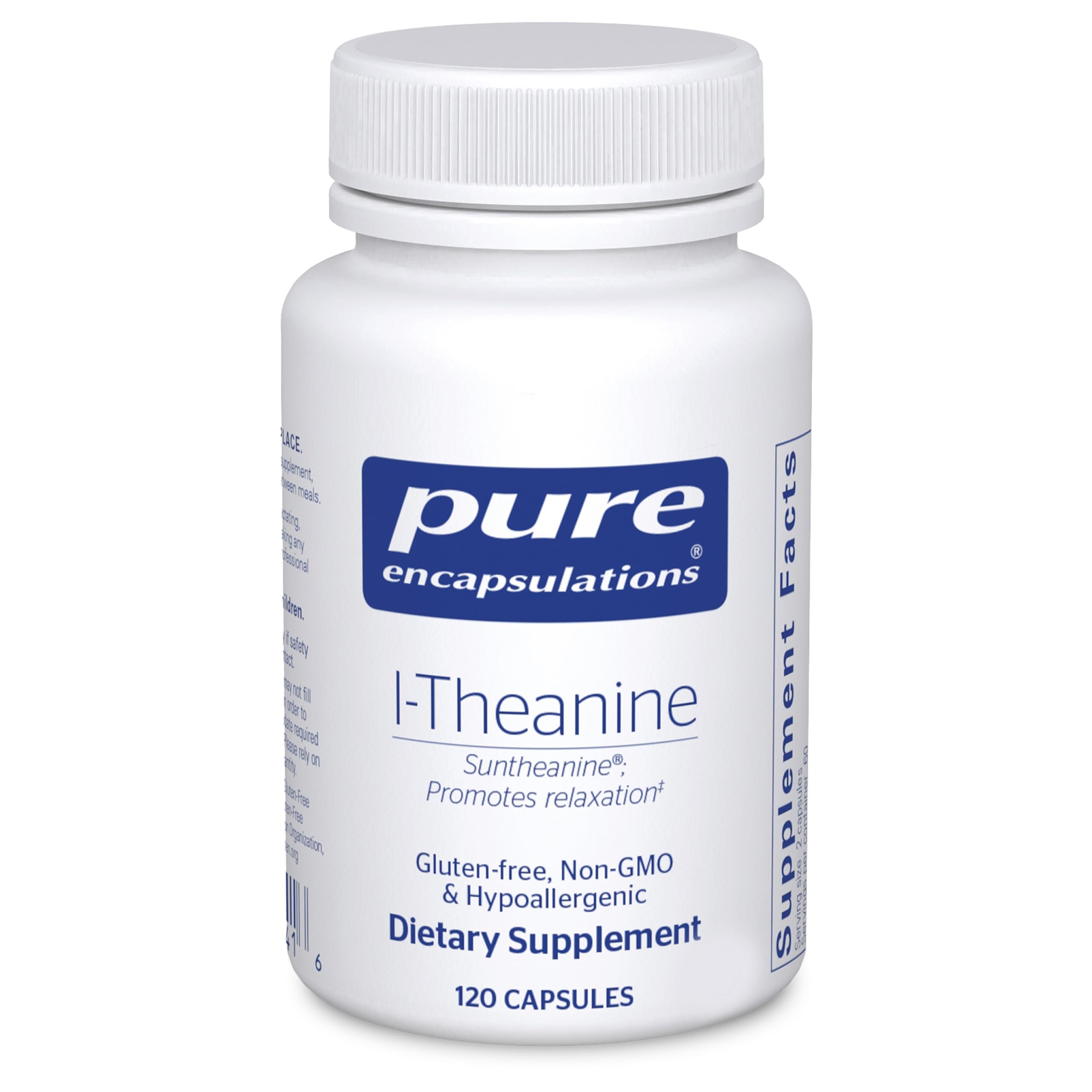 Pure Encapsulations L-Theanine, 60 Capsules | Amino Acid Supplement to Support Relaxation, Stress and Nervous System*