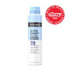 Neutrogena Ultra Sheer Dry Touch Sunscreen Spray, SPF 70, 3 x 5 oz | Broad Spectrum UVA/UVB Protection, Lightweight Spray, Water-Resistant up to 80 Minutes, PABA-, & Oxybenzone-Free