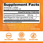 Buy now Doctor's Best High Absorption CoQ10 with BioPerine, Gluten Free Naturally Fermented, Heart Health & Energy Production, 100 mg, 60 SoFtgels at indiglob india