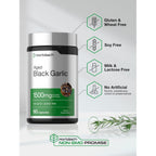 Horbäach Aged Garlic Extract Capsules | 60 Count | Fermented Supplement