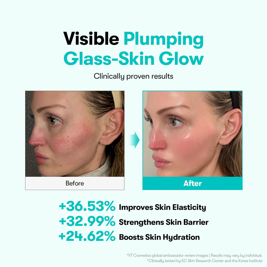 VT COSMETICS PDRN 100 Essence, Intensive Glow Serum, 1.01 fl. Oz. | 100,000ppm Vegan PDRN, Skin Restoration & Plumping, Hydrating & Moisturizing, Firming, Fine Lines
