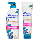 Head & Shoulders Supreme Sulfate-Free Conditioner with Argan Oil, with 1% Pyrithione Zinc, Anti-Dandruff Treatment, Soothe and Strengthen Hair and Scalp, 28.2 fl oz
