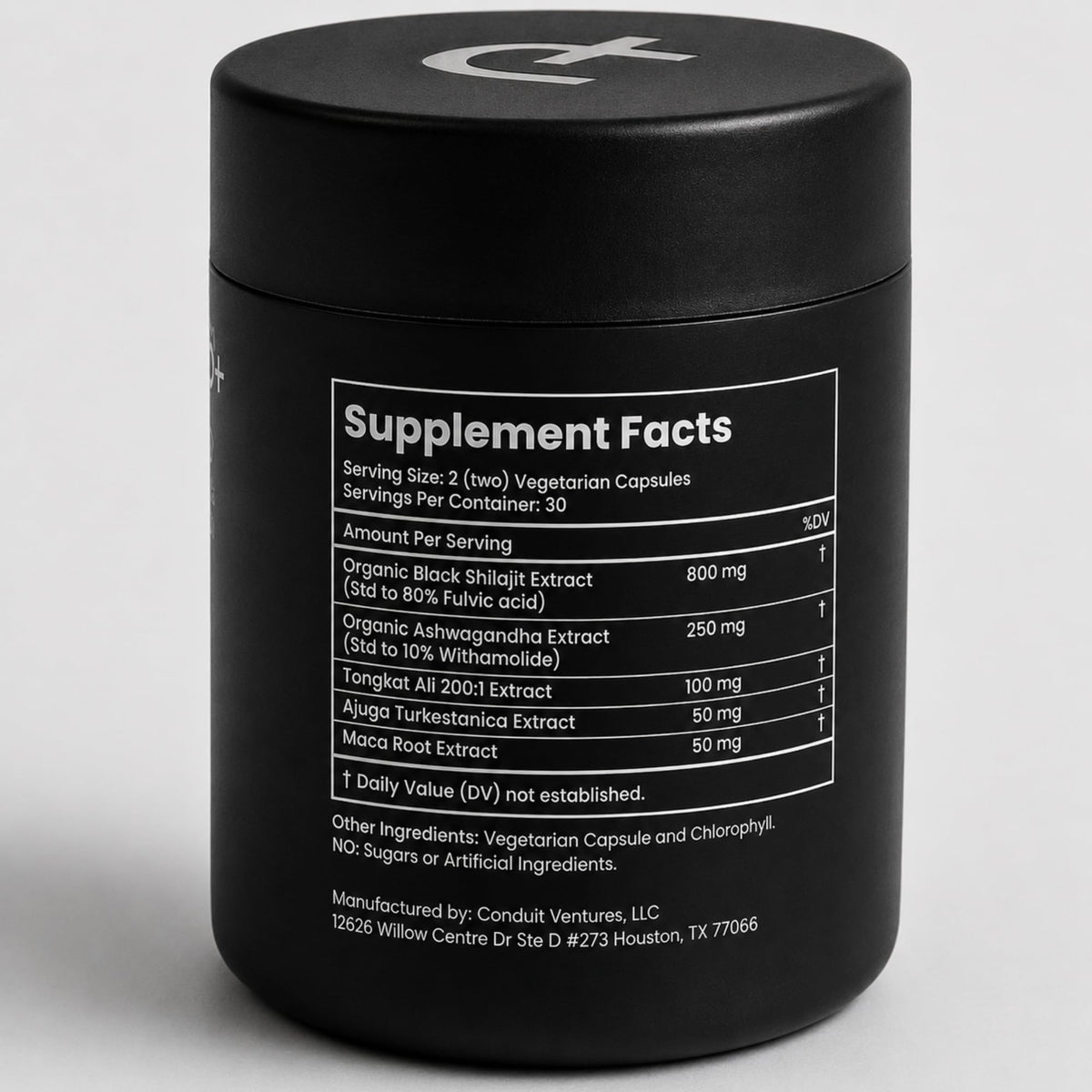 Shilajit for Men and Women - 80% Fulvic Acid 1250 mg 5-in-1 Complex 60 Caps
