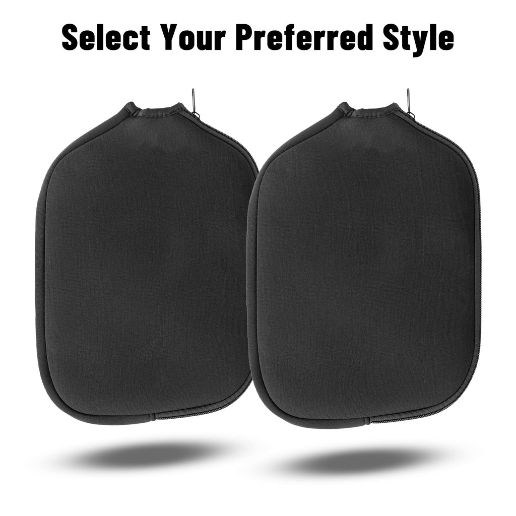 2 Pcs Pickleball Paddle Covers, Universal Case Size Racket Sleeve Paddle Storage Bag Compatible with Most USAPA Standard and Elongated Pickball Paddles