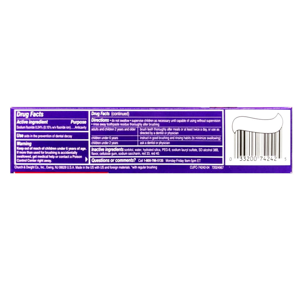 Close-Up Anti-Cavity Fluoride Toothpaste Freshening Gel with Ultra Cinnamon Flavor Blast, 4.0 oz, 2-Pack