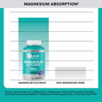 Qunol Magnesium Glycinate Gummies 120mg, Vegetarian, Gluten-Free, 90ct | Support Nerve, Bone & Muscle Health, Cognitive Performance, Healthy Stress Response, Restful Sleep; Vegetarian, Non-GMO
